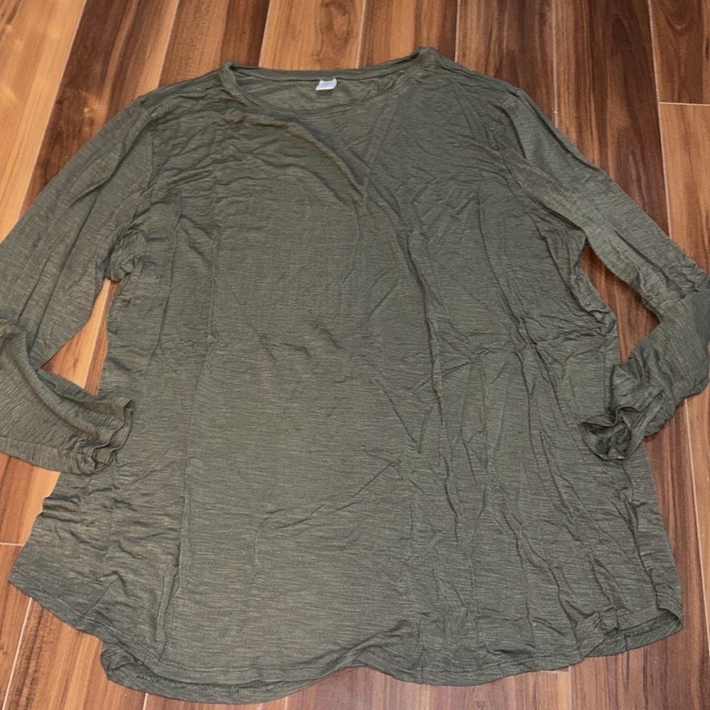 4X Old Navy luxe stretchy green top